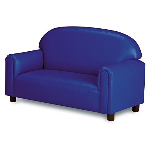 BN-FPVB100 Blue Sofa, Vinyl, Preschool 38"L X 18"W  X 24"H